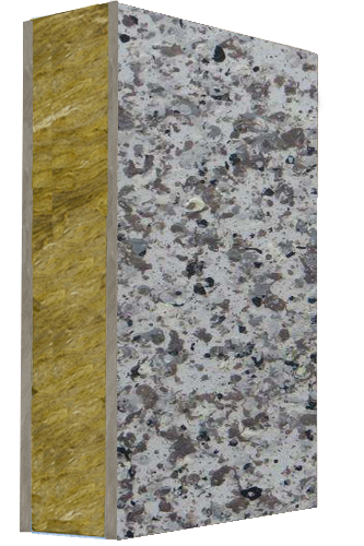 仿石漆岩棉保温装饰一体板